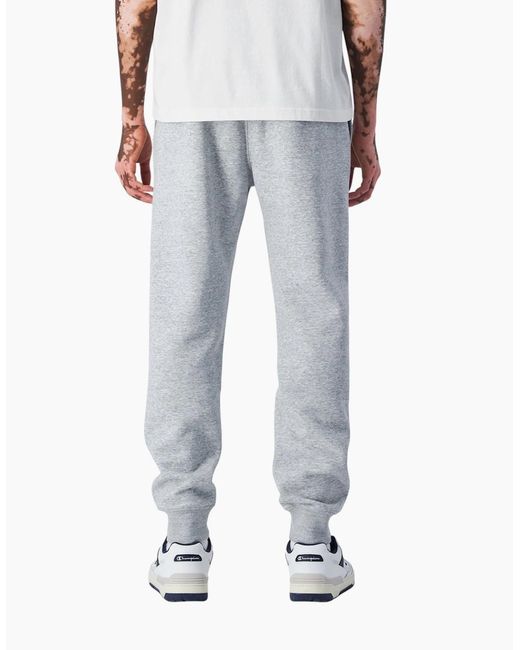 Champion Gray Heavyweight Slim Fit Joggers Fleece Trousers Cotton Track Pants for men