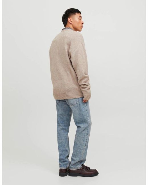 Jack & Jones Blue Chris Five Pocket Design Jeans for men