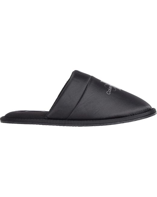 Calvin Klein Black Hotel Slipper Mules for men