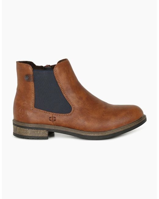 Rieker Brown Minnesota Chelsea Boots