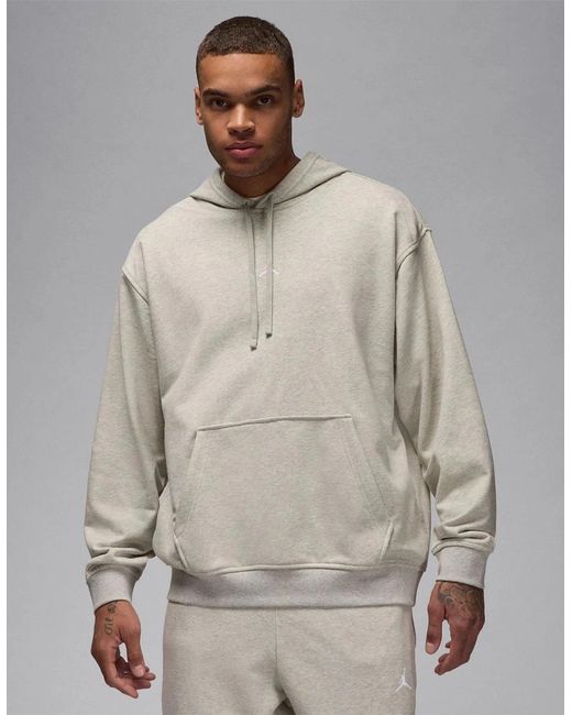 Nike Gray Sport Kangaroo Pocket Hooded Long Sleeve Sweatshirt for men