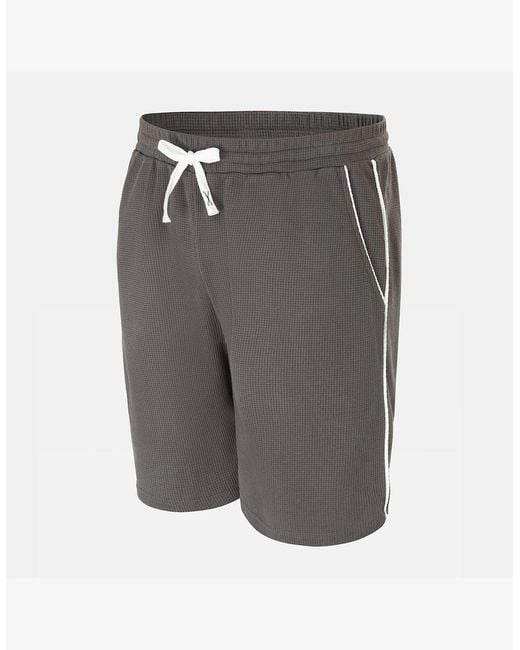 Fabric Gray Shorts for men