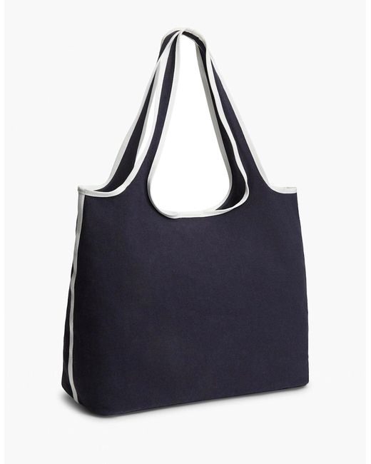 Tommy Hilfiger Black Th Summer Tote Canvas