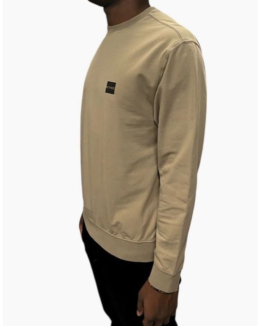 OUTHERE Natural Small Logo Sweatshirt for men