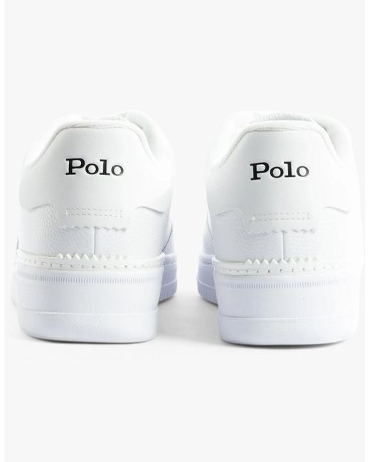 Polo Ralph Lauren White Masters Trainers for men