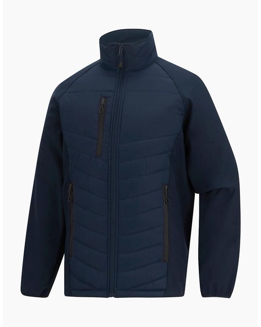 Regatta Blue Full Zip Padded Jacket for men
