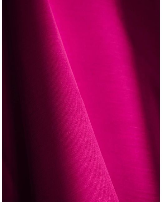 Ro&zo Pink Yasmin Puff Sleeve Dress