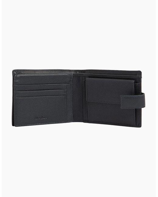 Oliver Sweeney Black Milled Leather Wallet for men