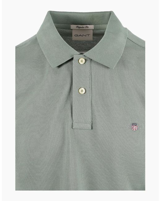 Gant Green Classic Regular Polo Shirt Surplus Mint for men