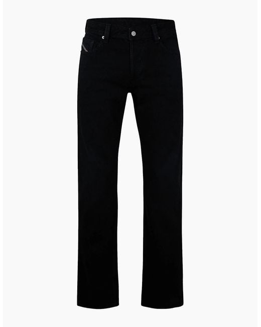 DIESEL Black Markee Pantaloni Straight Jeans for men