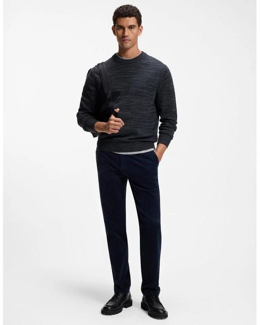 Boss Black Boss Aperoso Mouliné-Knit Sweater for men