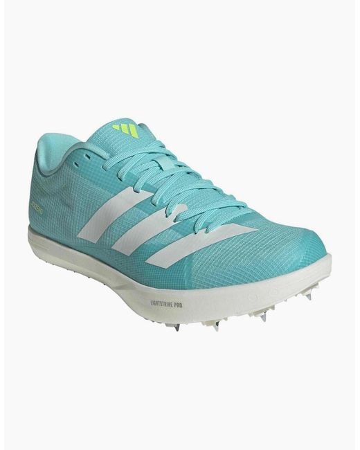 Adidas Blue Adizero Lj Running Lace Up Road Sneakers for men