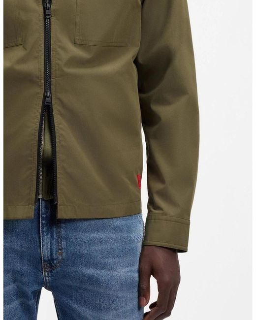 Boss Green Collared Neck Shirt Collar Long Sleeve Regular Fit Shirt for men