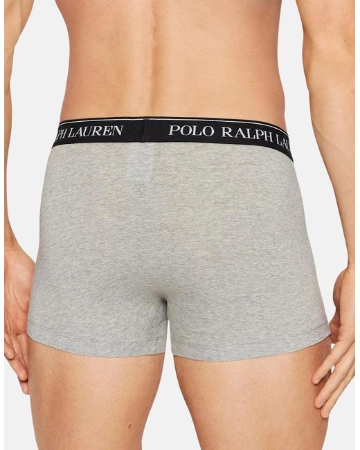 Ralph Lauren White 3 Pack Classic Trunks for men