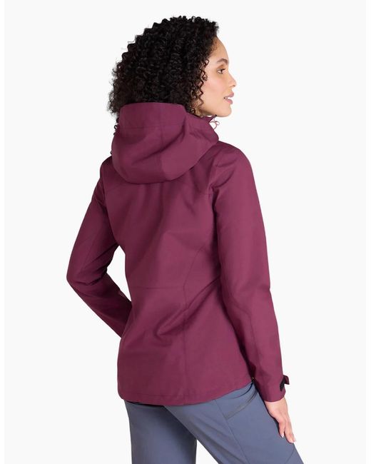 Mountain Warehouse Purple Ladies Bachill 3 Layer Waterproof Jacket