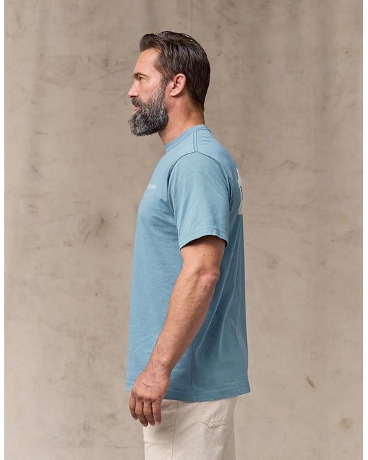 Filson Blue Outfitter Scenic Graphic T-Shirt for men