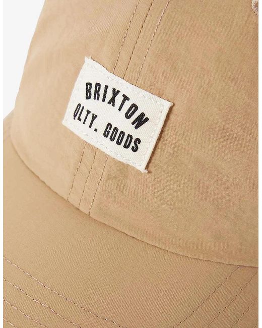 Brixton Natural Nylon Woodburn Netplus Sand Adjustable Hat for men