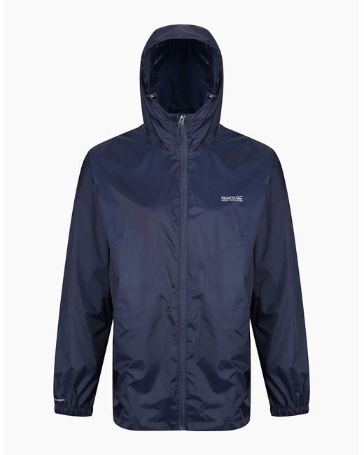 Regatta Blue Pack It Iii Waterproof Jacket for men