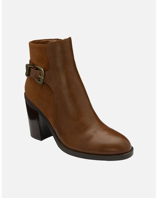 Lotus Brown Eva Ankle Boots