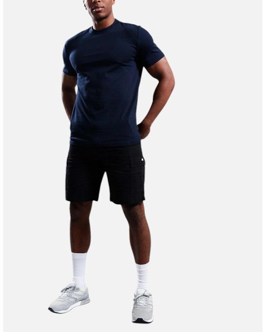 Weekend Offender Blue Wotsb2X T Shirts Blank Crew Neck Short Sleeve Casual Tee for men