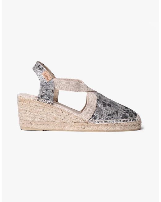 Toni Pons Metallic Triton Espadrille Sandals Night