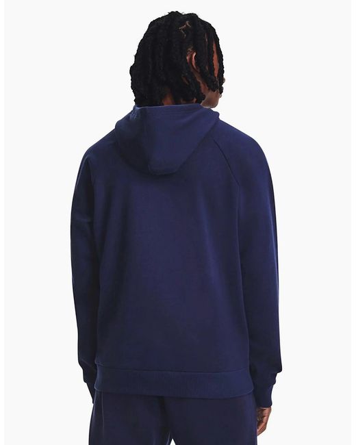 Under Armour Blue Adult Rival Fleece Hoodie