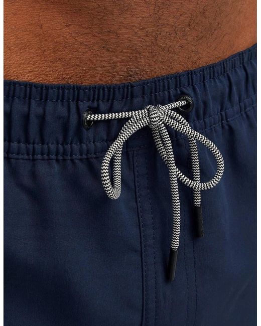 Jack & Jones Blue Lettering Swim Short for men