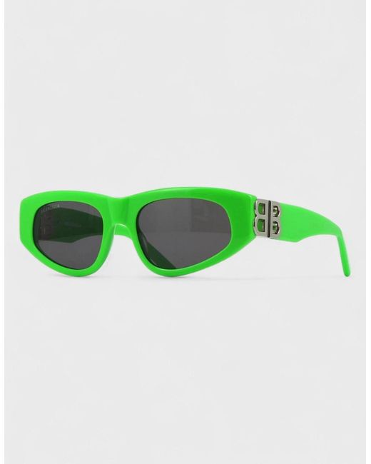 Balenciaga Green Cat Eye Sunglasses