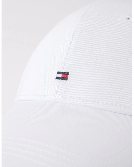 Tommy Hilfiger White Classic Baseball Cap for men