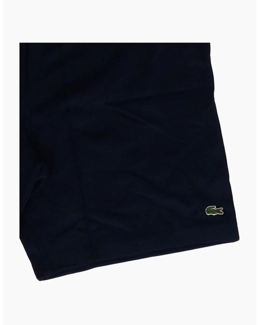 Lacoste Blue Basic Fleece Shorts for men