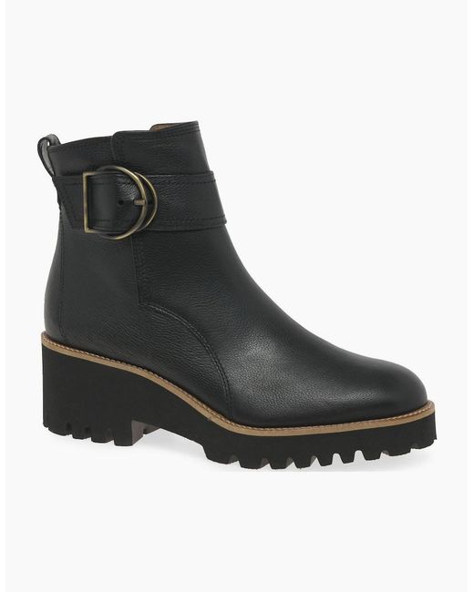 Paul Green Black Mia Ankle Boots