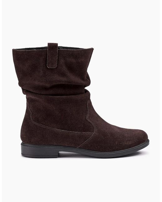 Hotter White Irving Boots