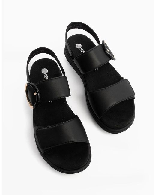 Remonte Black D2K50-00 Sandals