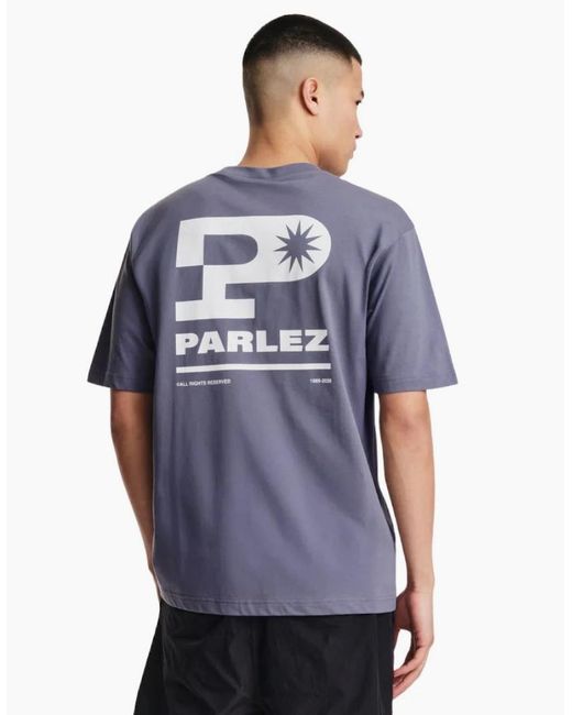 Parlez Blue Complex Haze T-Shirt for men