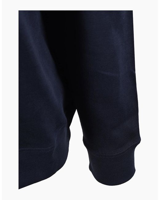 Gant Blue Sacker Rib Half Zip Evening for men