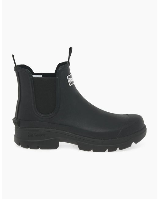 Barbour Black Nimbus Wellingtons for men