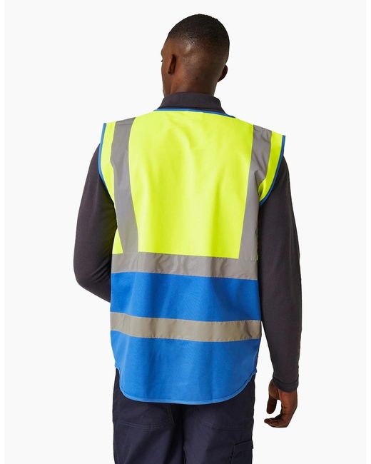Regatta Blue Professional Hi-Vis Vest for men
