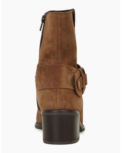 Gabor Brown Easel Ankle Boots
