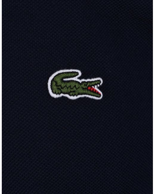 Lacoste Blue L.12.12 Pique Cotton Polo Shirt for men