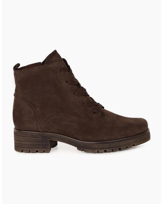 Gabor Brown Zumba Ankle Boots