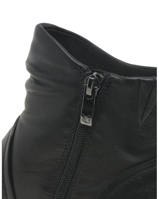 Caprice Black Fearne Ankle Boots