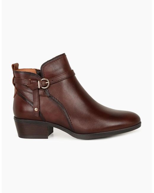 Pikolinos Brown Dixie Ankle Boots