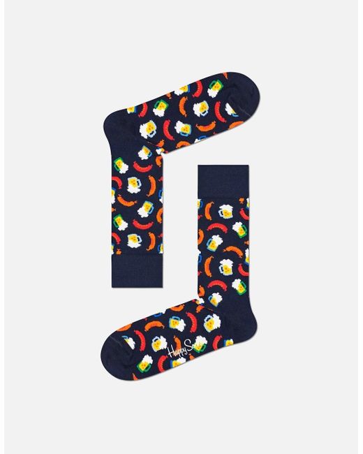 Happy Socks Green 2-Pack Beer Socks Gift Box