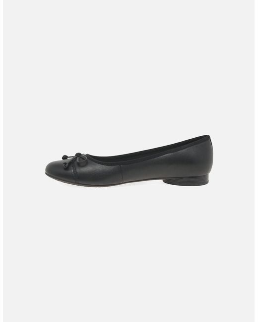Clarks Black Loreleigh Rae Ballet Pumps