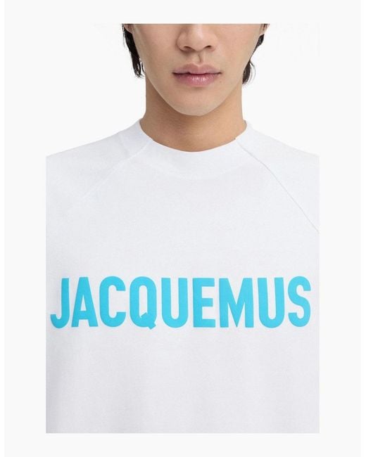 Jacquemus White 'Le T-Shirt Typo' T-Shirt for men
