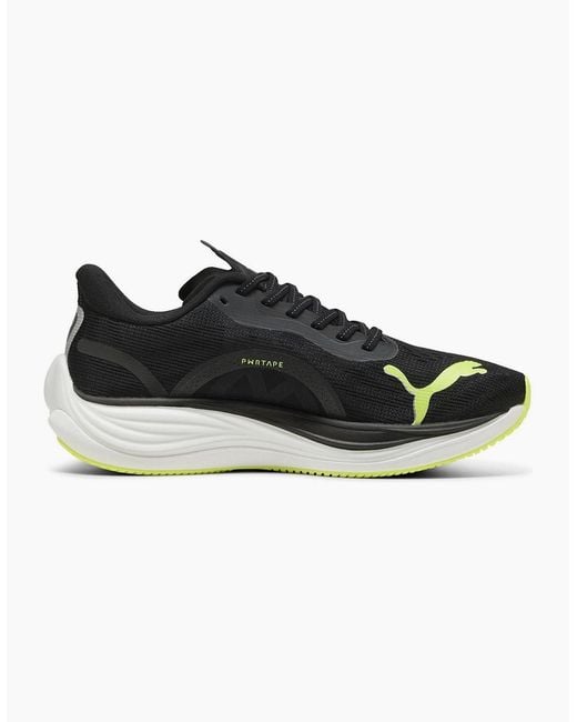 PUMA Black Velocity Nitro 3 Wide Running Shoes for men
