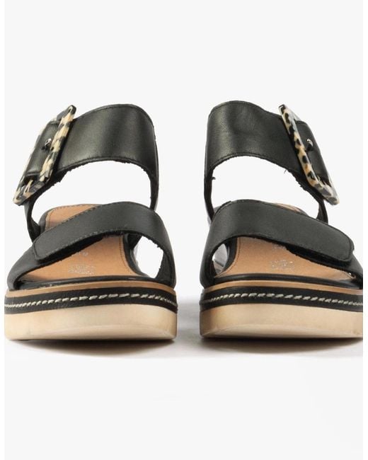 Remonte Black D2L53-00 Sandals