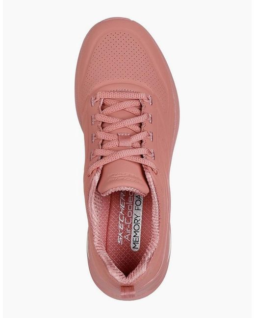 Skechers Pink Skech-Air Meta Extraordinaire 150136-Rust Rust Lace Up Shoes