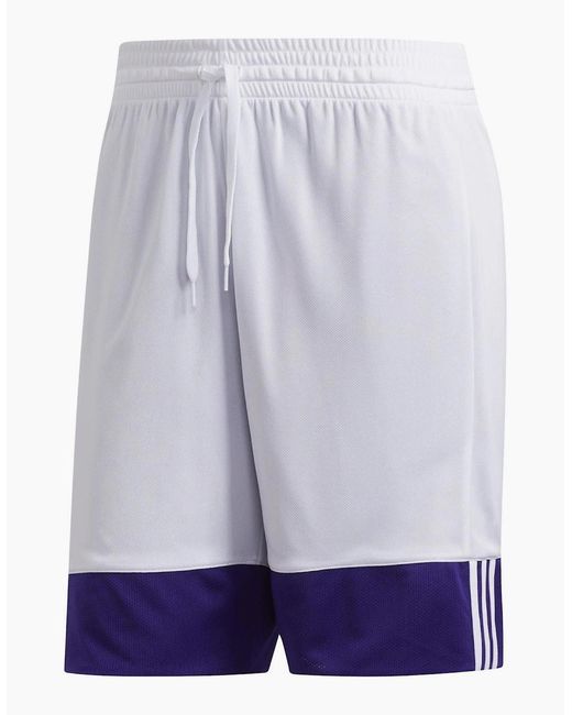 Adidas Blue Spee Rev Shr Basketball Shorts for men