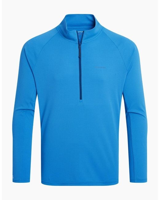 Craghoppers Blue Nosilife Half Zip Pullover for men